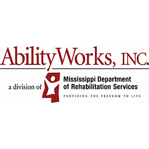  MS Dept. of Rehabiliation Services- Vocational Rehabilitation + AbilityWorks  logo